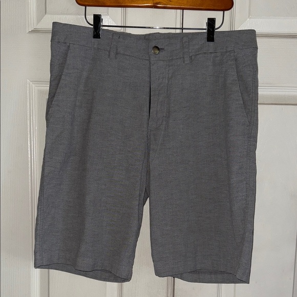 Lululemon Gray Flat Front Chino Shorts - Picture 1 of 6